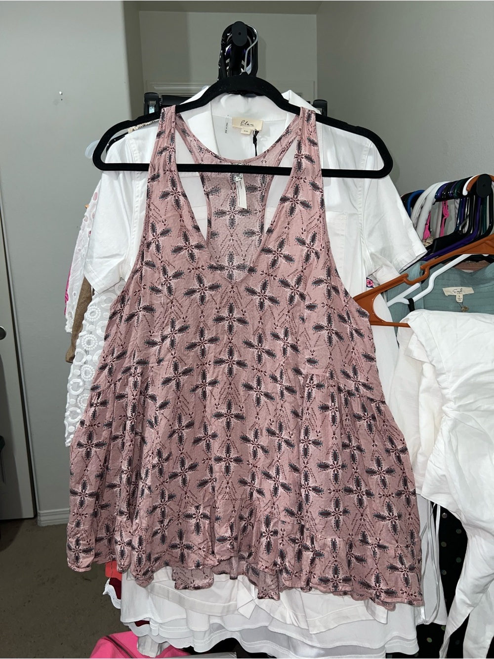 Intimately Free  People  "Let It Happen" Dusty Pink Top